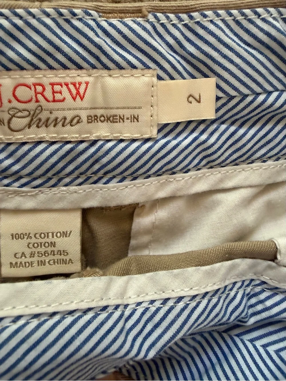 J. Crew  Tan Chino Bermuda Shorts